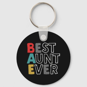 Funny and Cute Best tante Ever Cool tante Sleutelhanger