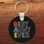 Funny and Cute Best tante Ever Cool tante Sleutelhanger (Voorkant)