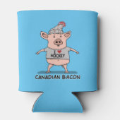 Funny and Cute Canadian Bacon Pig Blikjeskoeler (Achterkant)