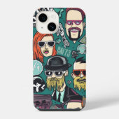 Funny and Cute Crypto Punks iPhone Hoesje (Achterkant)