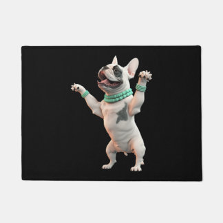Funny and Cute Dancing Dog Deurmat