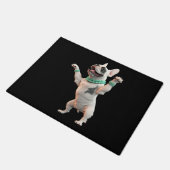 Funny and Cute Dancing Dog Deurmat (Schuin)