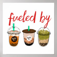 Funny and Cute Fueled by Bubble Tea Boba Lover