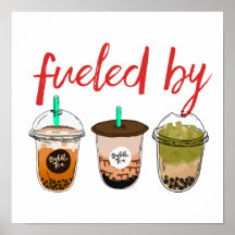 Funny and Cute Fueled by Bubble Tea Boba Lover