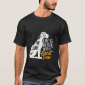 Funny and Cute Great Dane Hondenliefhebber T-shirt (Voorkant)