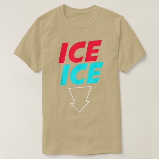 Funny And Cute Ice Shirt Baby Designs For Preg (Design voorkant)