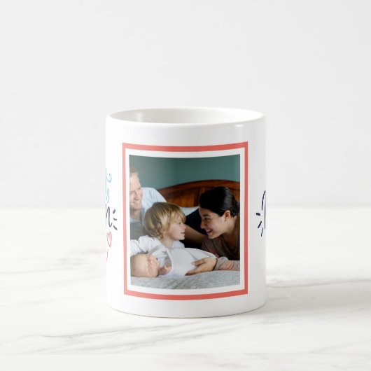 Funny and Cute MOM Quote PHOTO Mokken (Center)