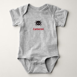 Funny and Cute Personalized Spider met naam Romper