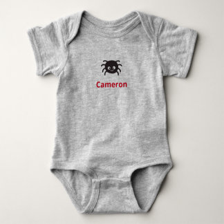 Funny and Cute Personalized Spider met naam Romper