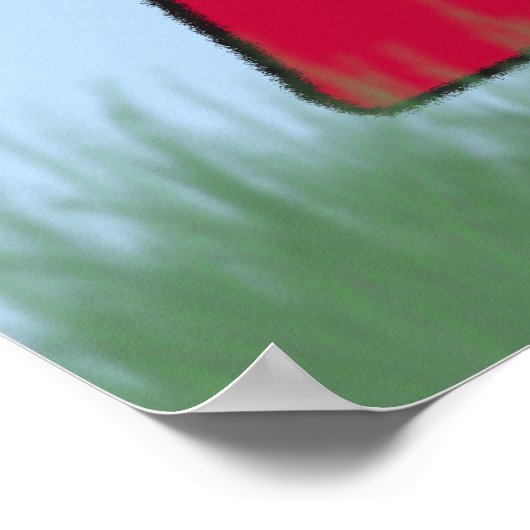 Funny and Euphoric Ladybug Painting Poster (Hoek)