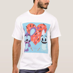 "Funny and Festive: Disney Stitch Valentijnsdag T-shirt