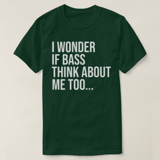 Funny and Hilarious Bass Vist Shirt (Design voorkant)