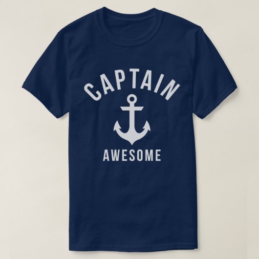Funny and Hilarious Boat Captain's Shirt (Design voorkant)