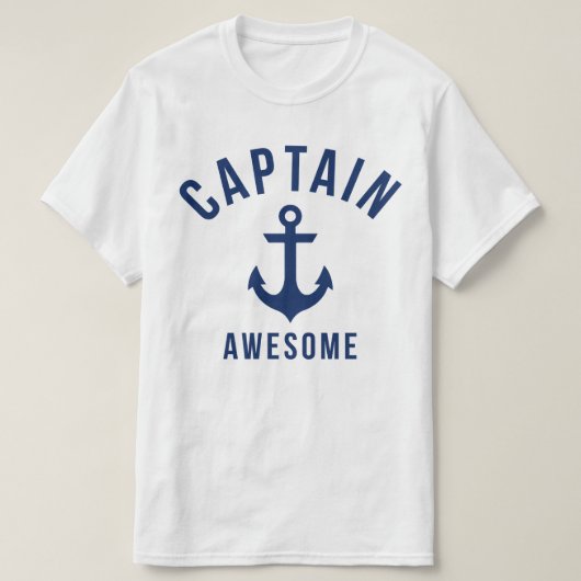 Funny and Hilarious Boat Captain's Shirt (Design voorkant)