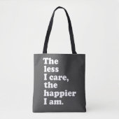 Funny and Inspirerend Sarcastic Attitude Quote Tote Bag (Voorkant)
