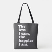 Funny and Inspirerend Sarcastic Attitude Quote Tote Bag (Achterkant)