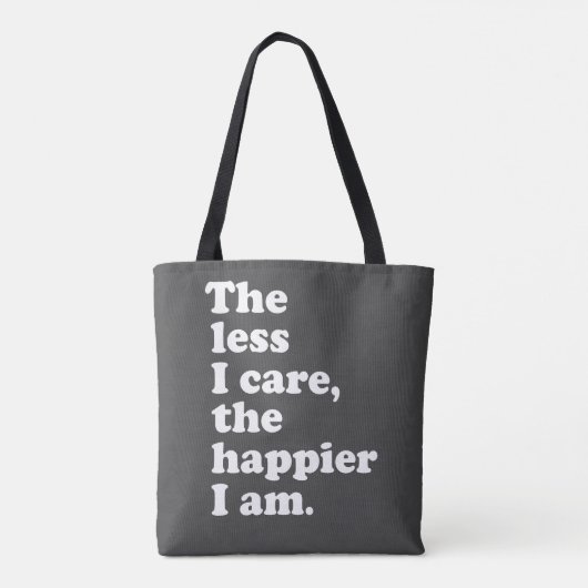 Funny and Inspirerend Sarcastic Attitude Quote Tote Bag (Achterkant)