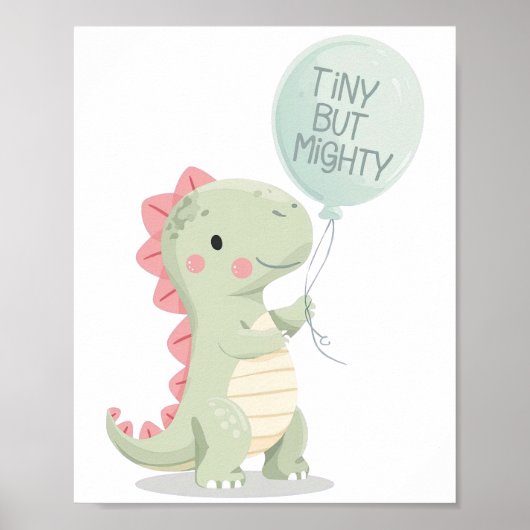 Funny and Motivational Dino Graphic Poster (Voorkant)