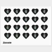 Funny and Posing Dog Hart Sticker (Vel)