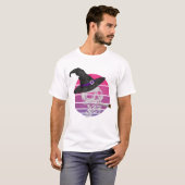 Funny and Scary Skull Smoking Cigarette T-shirt (Voorkant volledig)