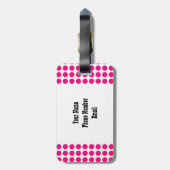 Funny and Stylish Take Me Home Custom Monogram V09 Bagagelabel (Achterkant verticaal)