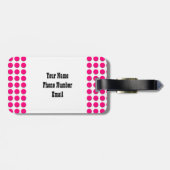 Funny and Stylish Take Me Home Custom Monogram V09 Bagagelabel (Achterkant horizontaal)