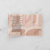 Funny and Touch Poem for Mum Birthday Briefkaart (Binnen)