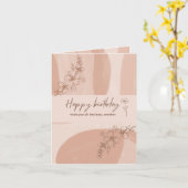 Funny and Touch Poem for Mum Birthday Briefkaart (Gele Bloem)