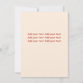 Funny and vintage happy new year holiday card (Achterkant)