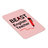 Funny and Wacky, Beast of Best English Teacher Magneet (Rechterzijde)