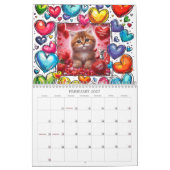 Funny and Whimsical Cat Lover Calendar Kalender (Feb 2027)