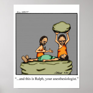 Funny Anesthesiologias Poster