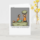 Funny Anesthesiologist Wenskaart Kaart (Gele Bloem)