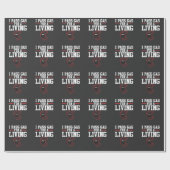 Funny Anesthesioloog Anesthesia Gift Pass Gas Cadeaupapier (Vlak)