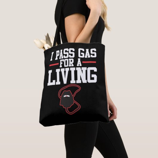 Funny Anesthesioloog Anesthesia Gift Pass Gas Tote Bag (Dichtbij)