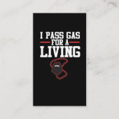 Funny Anesthesioloog Anesthesia Gift Pass Gas Visitekaartje (Voorkant)