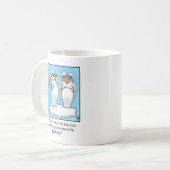 Funny Angel Cartoon Koffie Mok! Koffiemok (Voorkant links)
