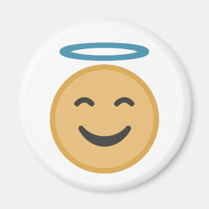 Funny Angel Emoji Cartoon Magneet