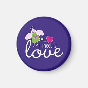 Funny Angel - ik zie alleen liefde 2 Magneet