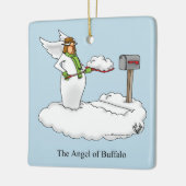 Funny Angel of Buffalo Ornament (Links)