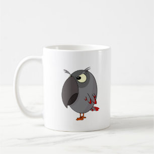 Funny Angry African Grey Parrot mok