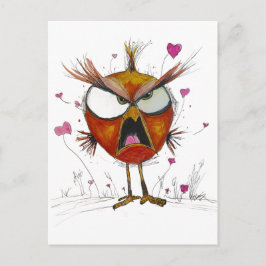 Funny Angry Bird Briefkaart