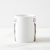 Funny Angry Cat – Add Your Own Text  Koffiemok (Center)