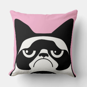 Funny Angry Cat Kussen