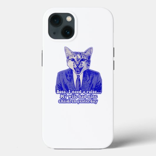 Funny angry cat meme for kitty lovers Case-Mate iPhone case (Achterkant)