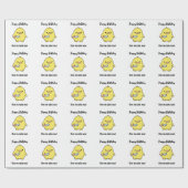 Funny Angry Duck Birthday Cadeaupapier (Vlak)