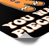 Funny Angry Gingerbread Man You W Ece Of Me  Poster (Hoek)