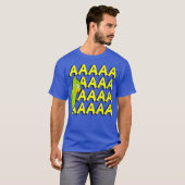 Funny Angry Green Parrot Yelling Meme Gift T-shirt (Voorkant volledig)