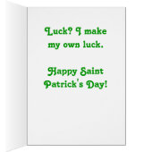 Funny Angry Lucky Irish Leprechaun (Binnen (Rechts))