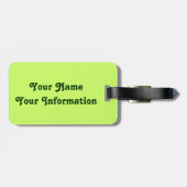 Funny Angry Lucky Irish Leprechaun Bagagelabel (Achterkant horizontaal)